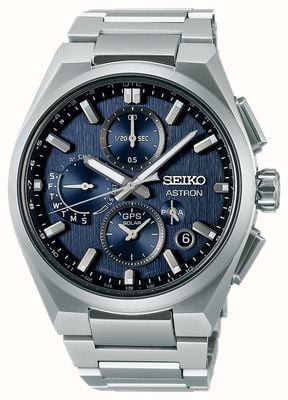 Seiko Astron GPS Solar 5X Dual-Time Chronograph In Infinite Blue SSH161J1