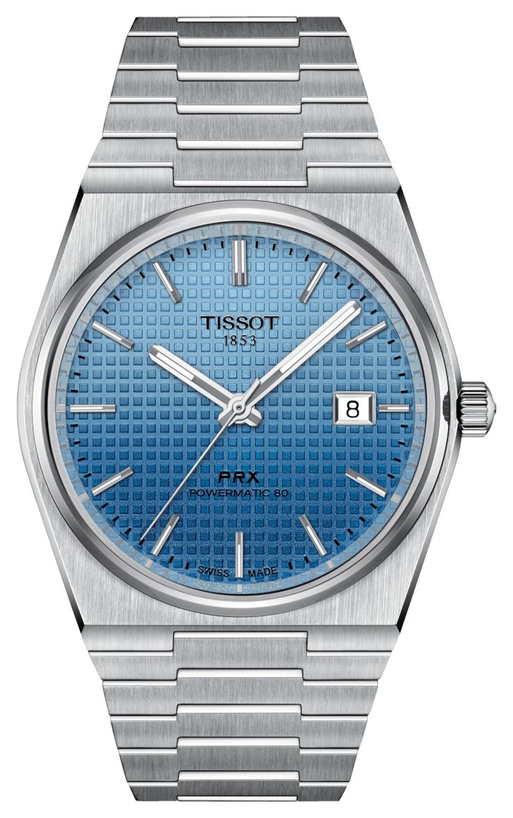 Tissot T1374071135101 PRX Powermatic 80 (40mm) Ice Blue Watch