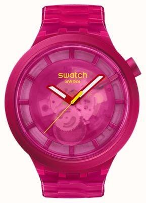 Swatch PINK JOY (47mm) Pink Dial / Pink Bio-Sourced Material Strap SB05P102