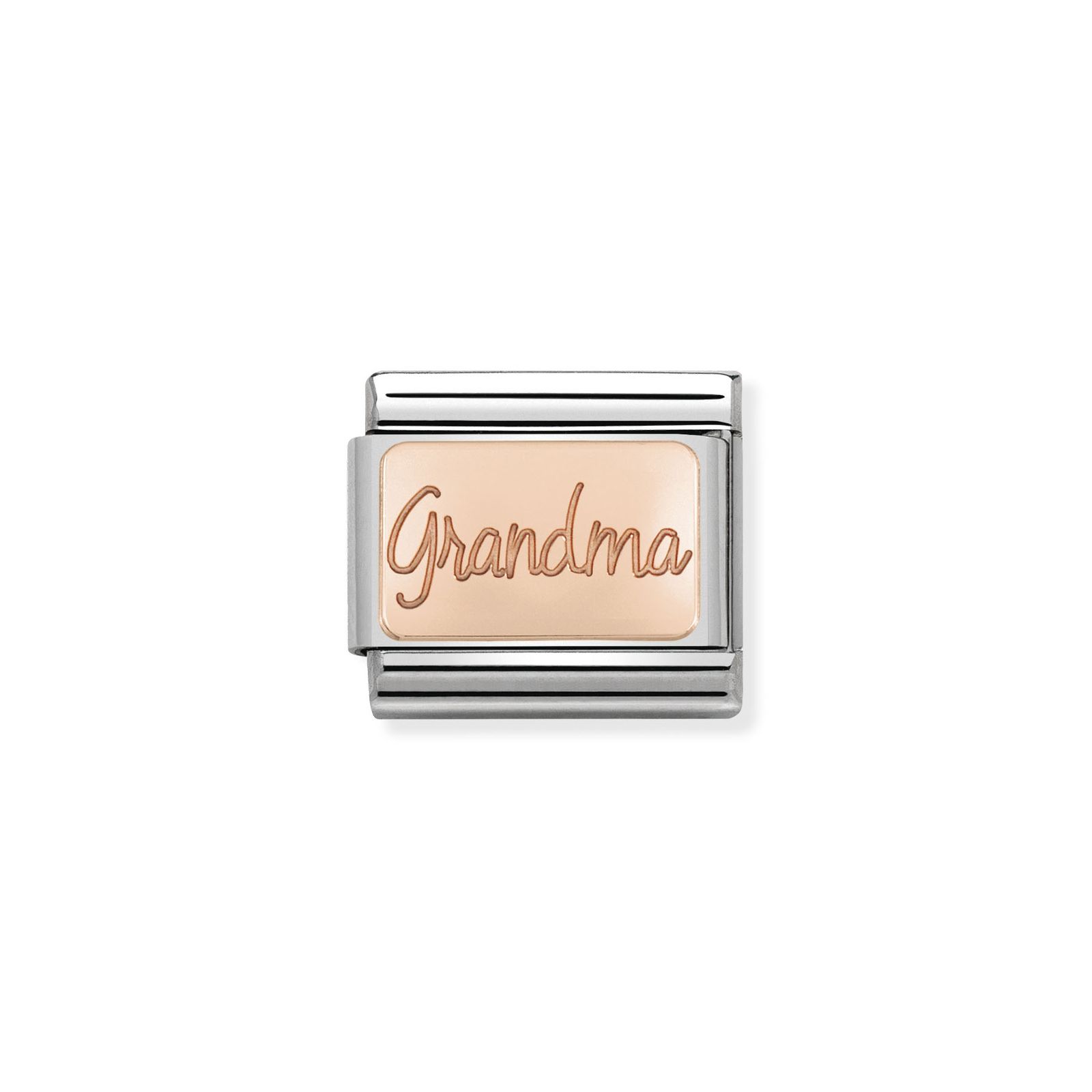 Nomination 430101/36 Classic Grandma 9ct Rose Gold & Steel Jewellery