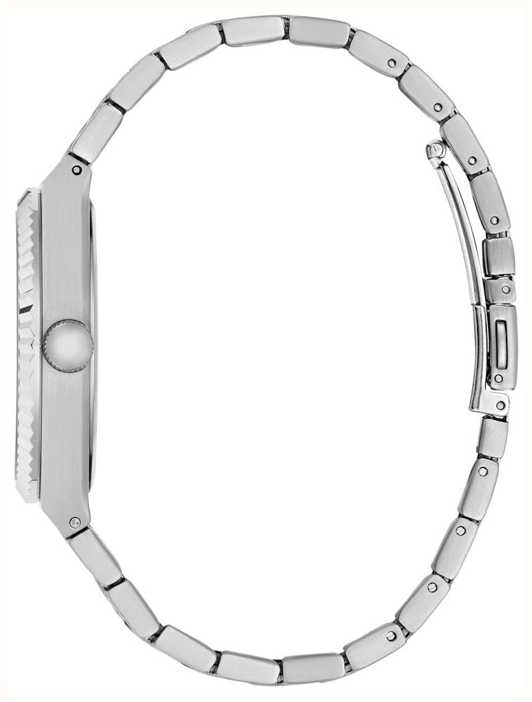 Guess Vincent Blue Sunray Dial Silver-Tone Stainless Steel Bracelet GW1153G1 - alternate view 2