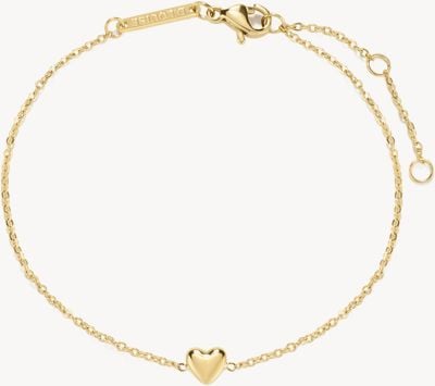 D.LOUISE Ladies Gold-Tone Mini Heart Bracelet SKB-58