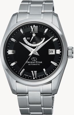 Orient Star Contemporary Date Mechanical (38.5mm) Black Dial / Stainless Steel RE-AU0004B00B