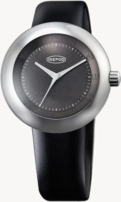IKEPOD MEGAPOD Rob M101 (46mm) Grey Textured Dial / Black Silicone Strap M101-SI-LB