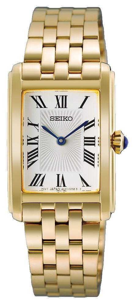 Seiko HGG001P1 Classic Quartz (22.2mm) White Dial / Gold PVD Watch