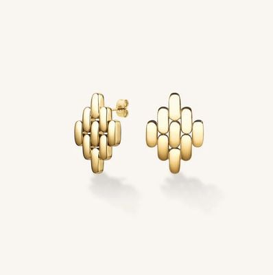 Rosefield Jewellery Legacy Gold Plated Stainless Steel Earrings JELEG-J890