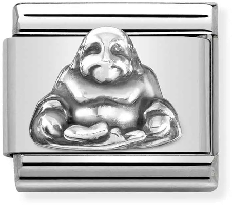 Nomination Classic Buddha Sterling Silver & Steel Charm 330101/52