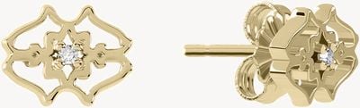 Radley Jewellery Diamond Street Heirloom Gold Plated Sterling Silver Stud Earrings RYJ1364