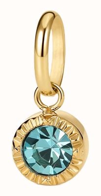 D.LOUISE Mini Bezel Birthstone March/Aquamarine CH-40-03