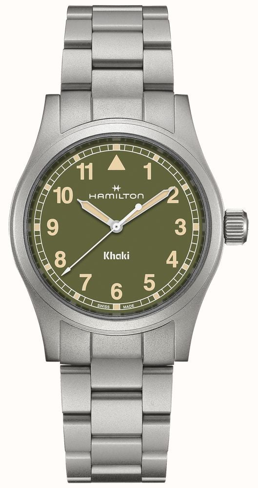 Hamilton Khaki Field Quartz (38mm) Khaki Green Dial Stainless