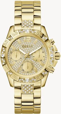 Guess Women's MAJESTY (40mm) Champagne Dial / Gold-Tone Stainless Steel Bracelet GW0771L2