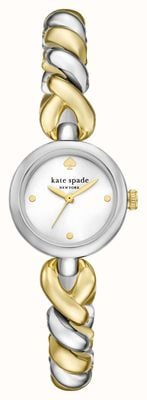 Kate Spade Monroe (24mm) Silver Dial / Two-Tone Stainless Steel Bracelet KSW1873