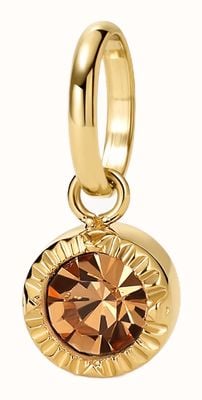 D.LOUISE Mini Bezel Birthstone November/Citrine CH-40-11