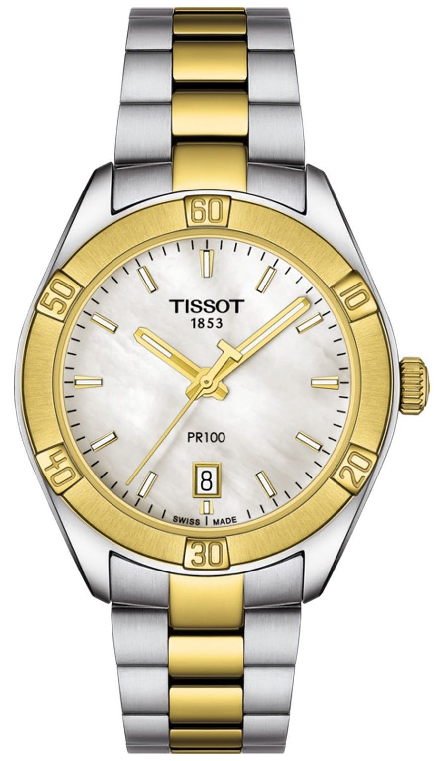 Tissot T1019102211100 | Women's PR100 Sport Chic | Two Tone Watch