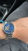 Customer picture of Orient Open Heart Automatic Men’s Blue Dial Case 38.5mm TAG03001D0