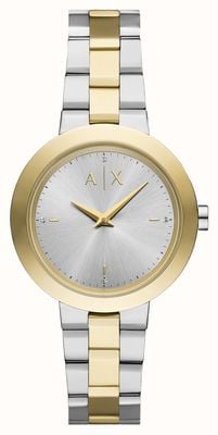 Armani Exchange Women's (36mm) Silver Dial / Two-Tone Stainless Steel Bracelet AX5171