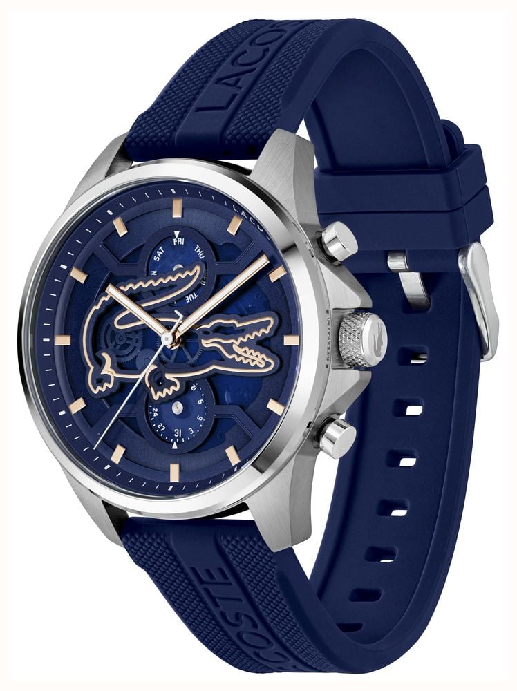 Lacoste Arthor Skeleton Navy silicone Navy Dial Watch 2011538 - alternate view 2