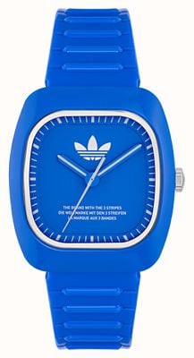 Adidas RETRO WAVE TWO (37mm) Blue Dial / Blue Bio-Based PU Strap AOSY24530