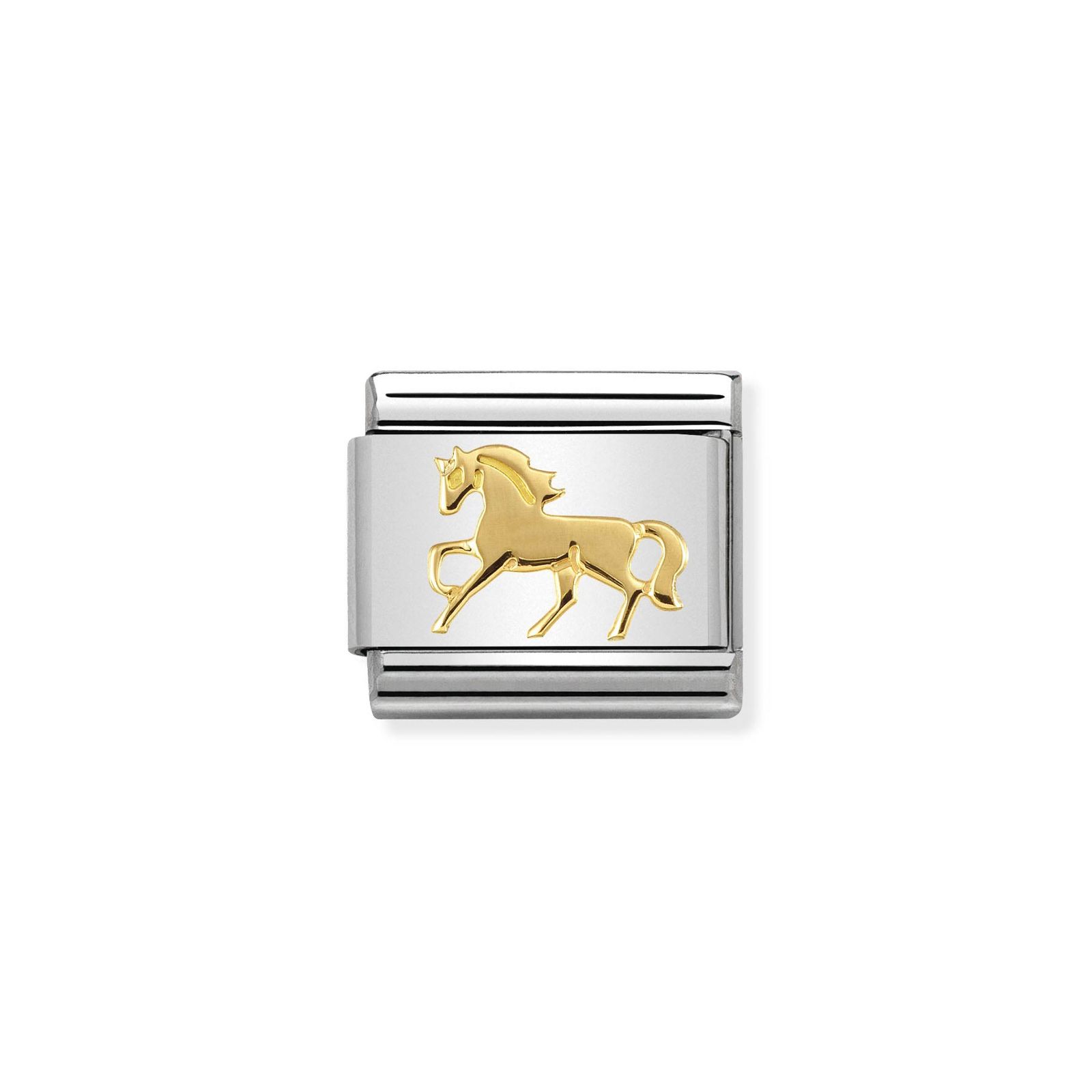 Nomination 030149/26 Classic Galloping Horse 18ct Gold & Jewellery