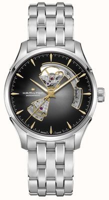Hamilton Jazzmaster Open-Heart Automatic (40mm) Grey Gradient Dial / Stainless Steel Bracelet H32675181