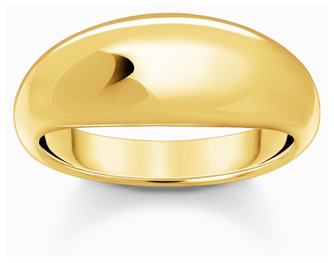 Thomas Sabo TR2472-413-39-54 Dome Style Gold-Plated Sterling Jewellery