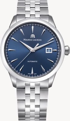 Maurice Lacroix 1975 Automatic (40mm) Blue Sun-Brushed Dial / Stainless Steel Bracelet 756008-SS002-430-1