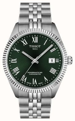 Tissot Ballade Automatic Chronometer (39mm) Green Dial / Stainless Steel Bracelet T1564081109300
