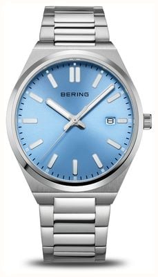 Bering Men's Classic (39mm) Blue Dial / Stainless Steel Bracelet 17639-707