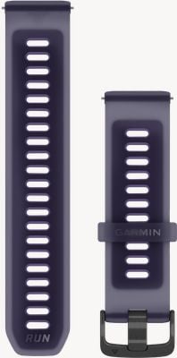 Garmin Quick Release Bands (22mm) Translucent Purple/Indigo Silicone with Slate Hardware - Strap Only 010-11251-AV