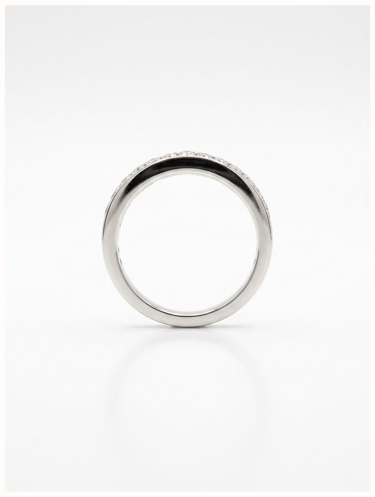 12 Stone Baguette Natural Diamonds 18ct White Gold Eternity Ring JM4184 - alternate view 3