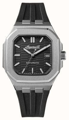Ingersoll THE YIELD Automatic (26mm) Black Dial / Black rubber Strap I17803