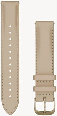 Garmin Quick Release Strap (18mm) Light Sand Leather / Cream Gold Hardware - Strap Only 010-12932-60