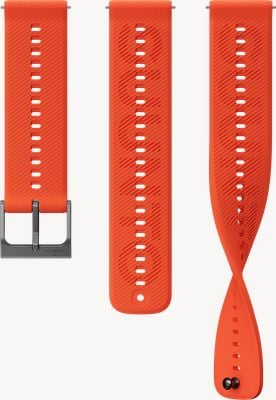 Suunto Athletic 6 Coral Orange Silicone Strap - 22mm (S+M) - STRAP ONLY SS051270000