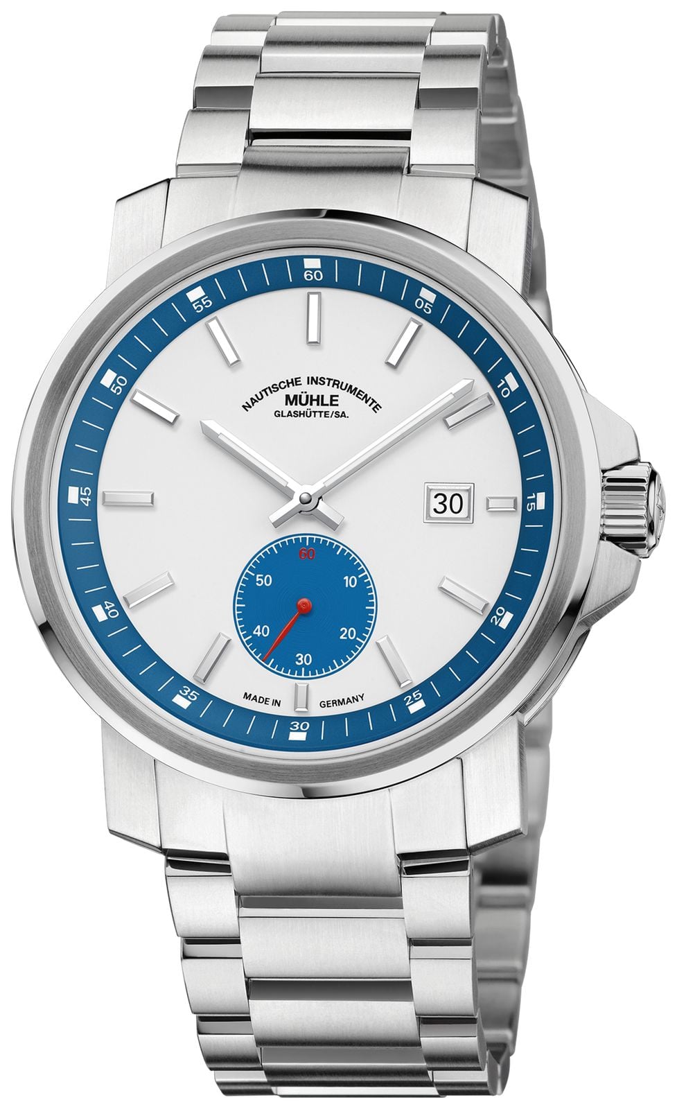 MÃ¼hle GlashÃ¼tte M1-25-87-200-MB 29er Big Small-Second (42. Watch