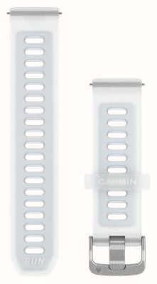 Garmin Quick Release Bands (20mm) Translucent White/Cloud Blue Silicone with Silver Hardware - Strap Only 010-11251-AR