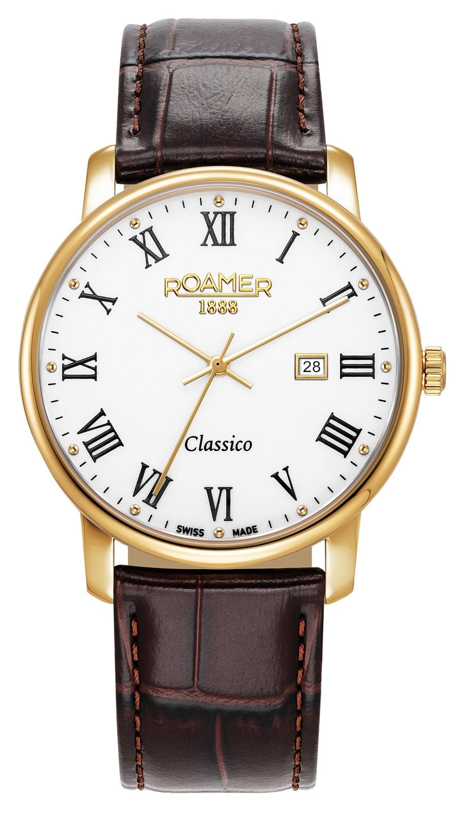 Roamer 971856 48 25 05 Classico Gents Quartz (40mm) White Watch