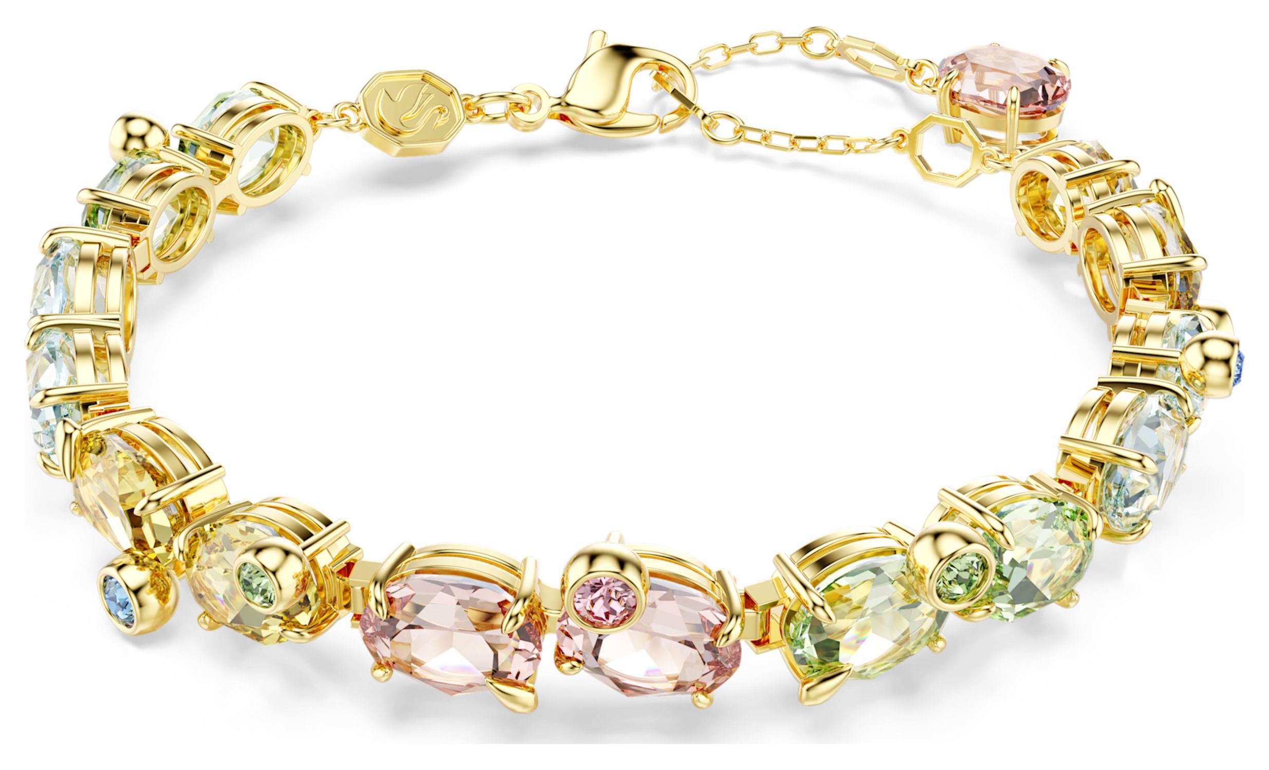 Swarovski 5705808 Gema Bracelet, Mixed Cuts, Multicoloured, Jewellery