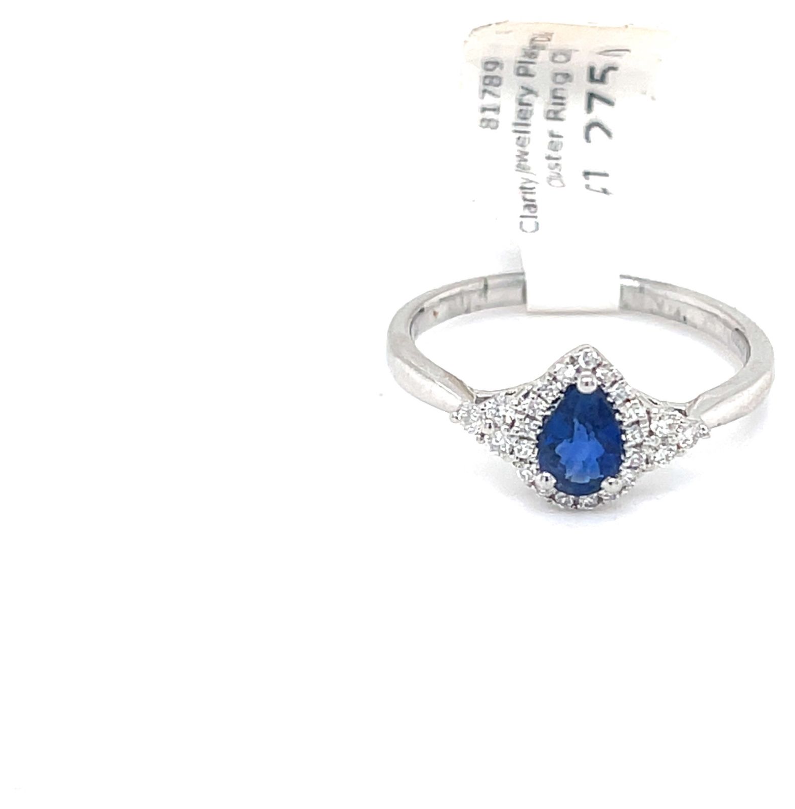 James Moore CR300151S Clarity Jewellery Plat Saph Dia