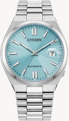 Citizen Tsuyosa Automatic (40mm) Sunray Light Blue Dial / Stainless Steel Bracelet NJ0151-53M
