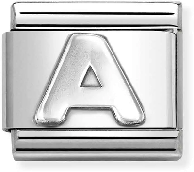 Nomination Classic Letter A Oxidised Charm 330113/01