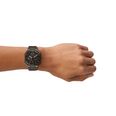 Armani Exchange Dual-Time Quartz (40mm) Black Dial / Black PVD Stainless Steel Bracelet AX1479 - alternate view 3