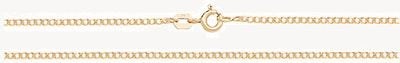 Treasure House 9ct Yellow Gold Flat Curb Chain 20" CH498/20