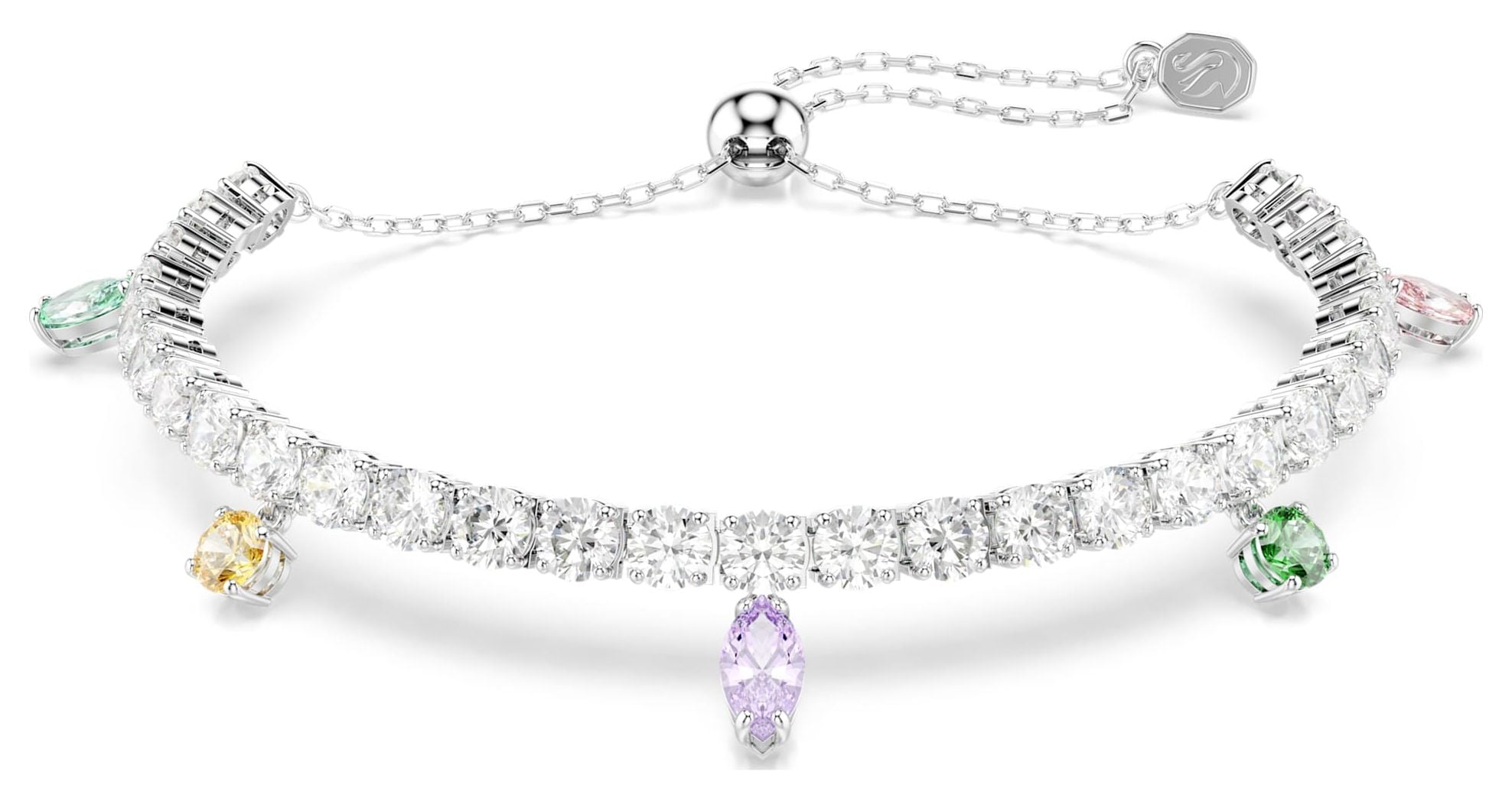 Swarovski 5742463 x Ariana Grande Mixed-Cut Rhodium-Plated Jewellery