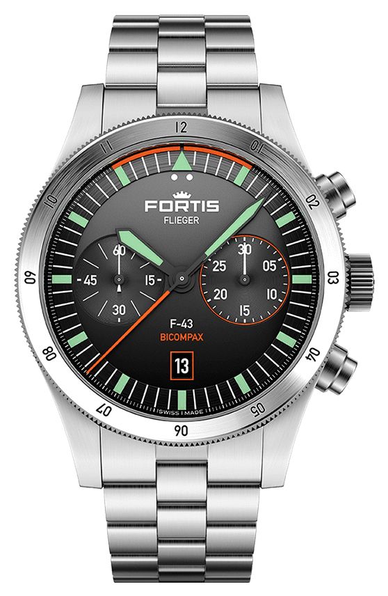 FORTIS F4240004 Flieger F-43 Bicompax Original (43mm) Watch