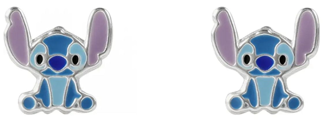 Disney E906667SL.PH Lilo and Stitch Blue Orignal Stud Jewellery