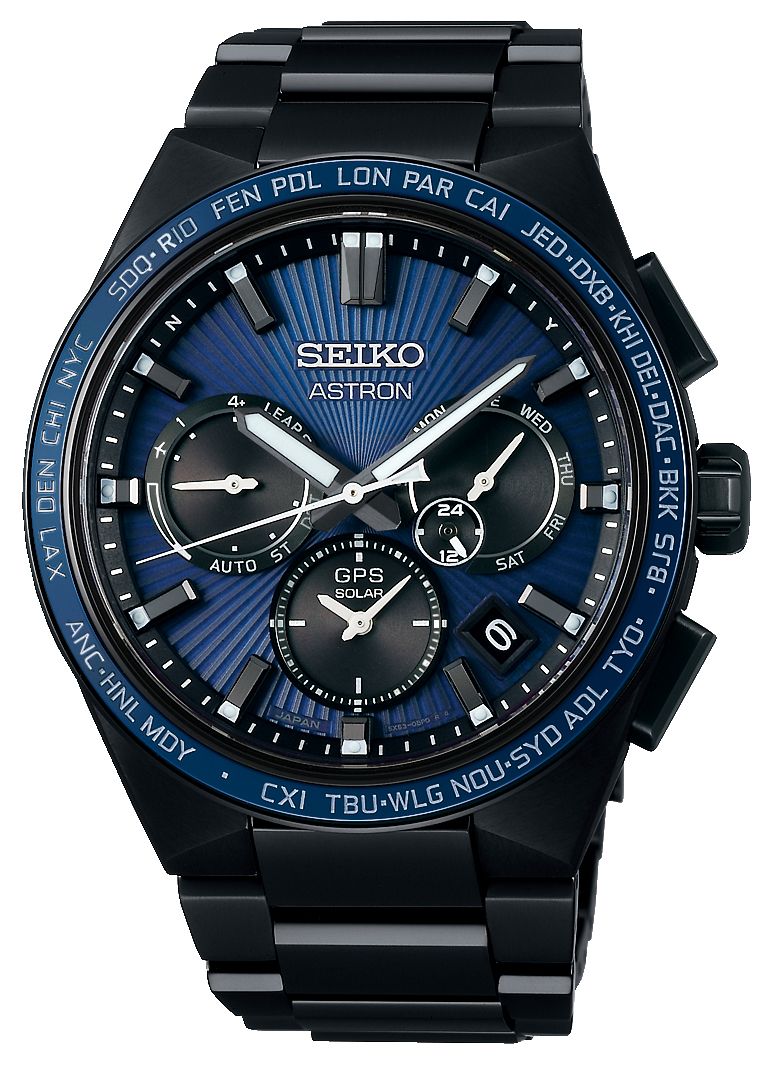 Seiko SSH121J1 Astron âSunray Midnightâ GPS Solar 5X Watch