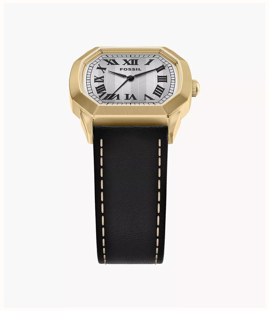 Fossil Harlow 33 mm Three-Hand Black Leather FS6215 - alternate view 3