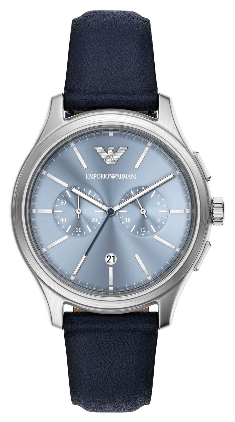 Emporio Armani AR11747 Dario Chronograph (42mm) Blue Dial / Watch