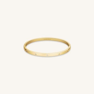 Rosefield Jewellery Ladies Gold Plated Crystal Bangle JBCBG-J1039