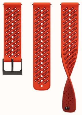 Suunto Athletic 8 Coral Orange Silicone Strap - 22mm (S+M) - STRAP ONLY SS051243000